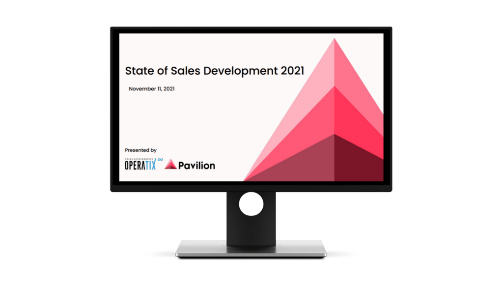 Sales Development Report 2021 cover